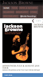 Mobile Screenshot of jacksonbrowne.com