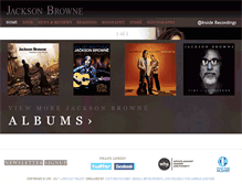 Tablet Screenshot of jacksonbrowne.com